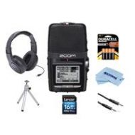 Adorama Zoom H2N Handy Recorder, Five Built-in Mic Capsules With Accessory Bundle ZH2N E