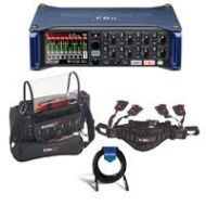 Adorama Zoom F8n Multi-Track Field Recorder W/ K-Tek Recorder Bag /Waist Belt/ Cable ZF8N G