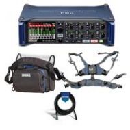 Adorama Zoom F8n MultiTrack Field Recorder W/Orca OR-28 Mini Sound Bag/OR-40 Harness ZF8N D