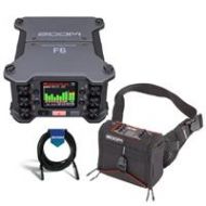 Adorama Zoom F6 Multi-Track Field Recorder With K-Tek KSF6 Stingray Bag / XLR MIC Cable F6 B