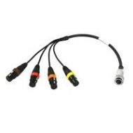 Adorama Remote Audio 3 Balanced 8-Ch Analog Breakout Cable, DB25M to (8) XLR3M CADEVO16F12