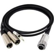 Adorama Azden MX-10 3 Send/Return Breakout Cable for FMX-42a Mixer MX-10