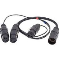 Adorama Ambient Recording 10 3x XLR-3F to 7-pin XLR M Double MS Breakout Adapter Cable SKA-DMS/F