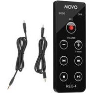 Adorama Movo Photo REC-4 Wired Remote Control for Zoom H2n, H4n Pro, H5 & H6 Recorders REC-4