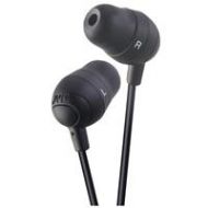 Adorama JVC HA-FX32 Marshmallow Inner Ear Headphones for iPhone, Black HA-FX32-B