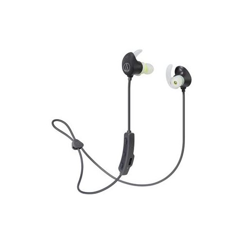  Adorama Audio-Technica ATH-SPORT60BT SonicSport Wireless In-Ear Headphones w/ Mic, Black ATH-SPORT60BTBK