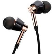 Adorama 1MORE THX Certified Triple Driver In-Ear Headphones, Gold/Black 100-1BK