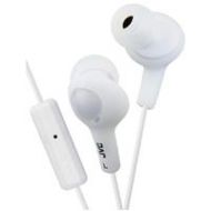 Adorama JVC HA-FR6 Gumy Plus In-Ear Headphones with Remote & Mic, Coconut White HAFR6W