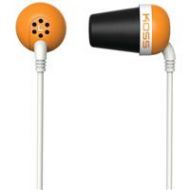 Adorama Koss Plug Earbud Noise Isolating Headphones with Memory Foam Cushions, Orange 185349