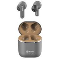 Adorama BOYA BY-AP4 True Wireless Stereo Semi-In-Ear Earbuds with Charging Case, Gray BY-AP4-GR