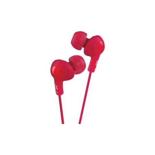  JVC HAFX5R Gummy Plus Inner Ear Headphones, Red HAFX5R - Adorama