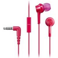 Adorama Panasonic RP-TCM115 Canal-Type In-Ear Headphones, Pink RP-TCM115-P