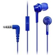 Adorama Panasonic RP-TCM115 Canal-Type In-Ear Headphones, Blue RP-TCM115-A