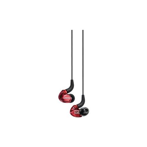  Adorama Shure SE535 Limited Edition Earphones with Audio Cable, Red with Light Gray SE535LTD