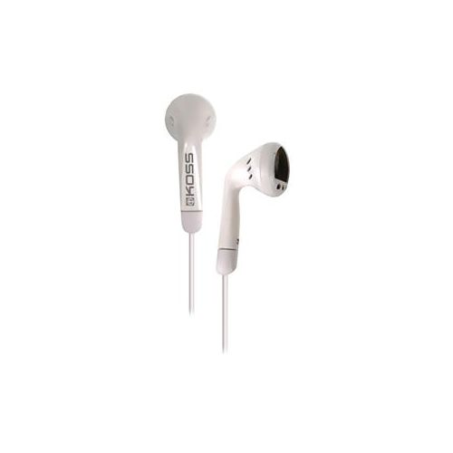  Koss KE5 Lightweight Earbud Headphones, White 191643 - Adorama