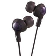 Adorama JVC HA-FR6 Gumy Plus In-Ear Headphones with Remote & Mic, Olive Black HAFR6B