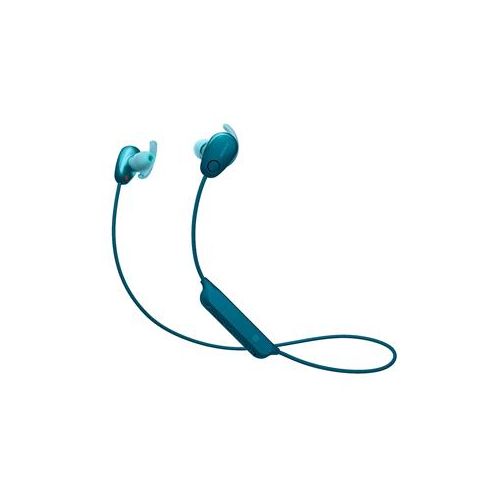  Adorama Sony WI-SP600N Wireless Noise-Canceling In-Ear Sports Headphones with Mic, Blue WISP600N/L