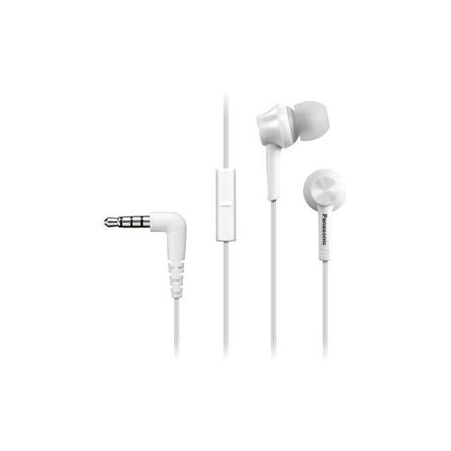  Adorama Panasonic RP-TCM115 Canal-Type In-Ear Headphones, White RP-TCM115-W