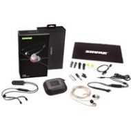 Adorama Shure SE846 Sound Isolating Earphones with Bluetooth and In-Line Cables, Clear SE846-CL+BT2