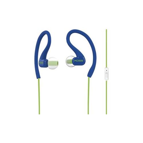  Koss KSC32i FitClip Headphones with Microphone, Blue 187866 - Adorama