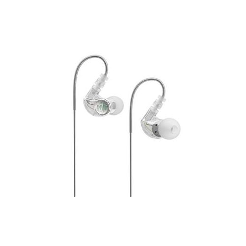  Adorama MEE audioM6 Memory Wire In-Ear Sports Headphones, Clear EP-M6G2-CL