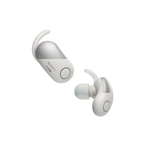  Adorama Sony WF-SP700N Wireless Noise-Canceling In-Ear Headphones for Sports, White WFSP700N/W