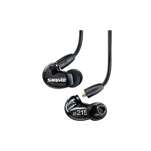  Adorama Shure SE215 Sound-Isolating In-Ear Stereo Earphones, Translucent Black SE215-K