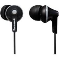 Adorama Panasonic RP-HJE125 ErgoFit In-Ear Earbud Headphones, Black RP-HJE125-K