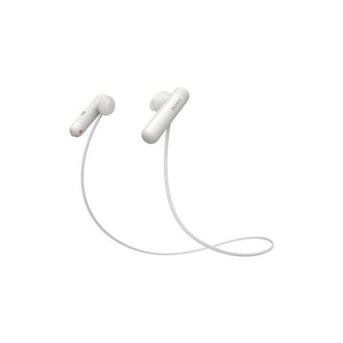  Adorama Sony WI-SP500 Wireless In-Ear Sports Headphones with Microphone, White WISP500/W