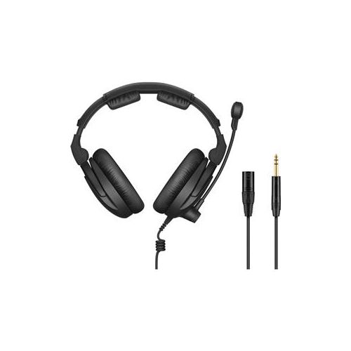  Adorama Sennheiser HMD 300 XQ-2 Closed Over-Ear Broadcast Headset with Boom Mic & Cable 506901