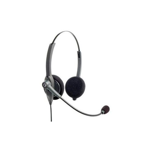  Adorama Jabra VXi Passport 21V DC Duo Single-Wire QD UNC Headset for VXi Amp, Bulk 202770