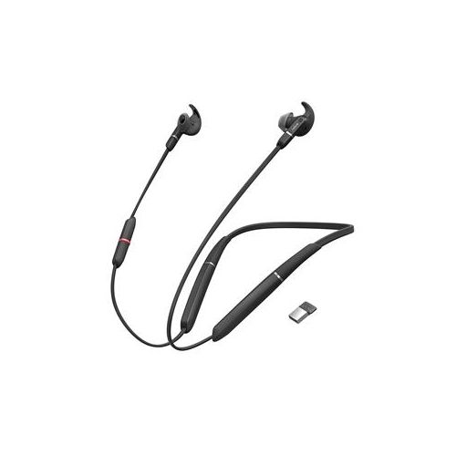  Adorama Jabra Evolve 65e MS Wireless Headset with Microphone and Link 370 USB Adapter 6599-623-109