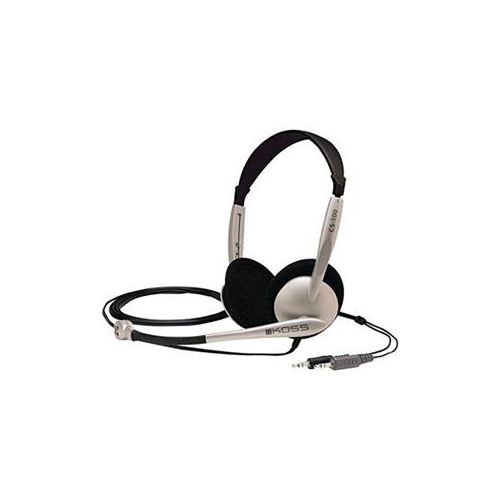  Adorama Koss CS100 Headset with Double-Sided Electret Noise-Cancelling Microphone, Gold 193087