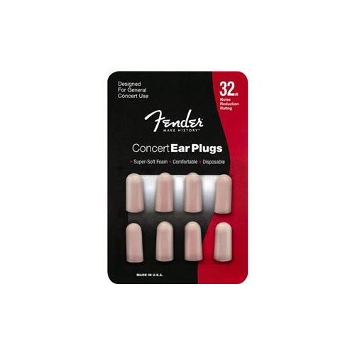  Adorama Fender Concert Ear Plugs, Super Soft Foam, Disposable, Comfortable, 4 Pair 0990541000