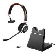 Adorama Jabra Evolve 65 UC Mono Bluetooth Headset with USB Adapter and Charging Stand 6593-823-499