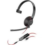 Adorama Plantronics Blackwire 5210 USB Type-C Monaural On-Ear Headset with Mic 207587-01