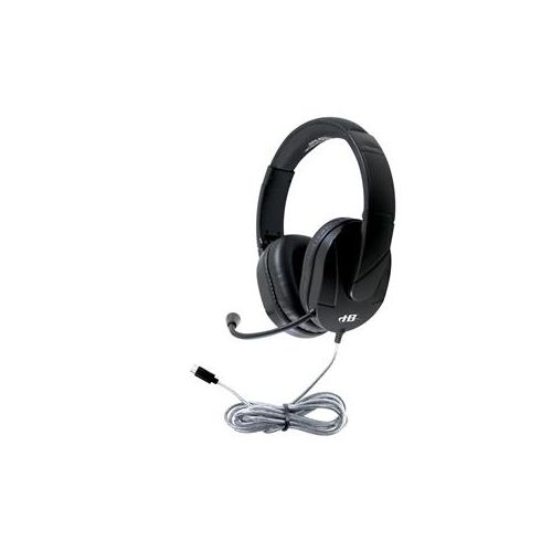  Adorama HamiltonBuhl MACH-2C Deluxe Multimedia USB Type-C Headset, Gooseneck Microphone M2USBC