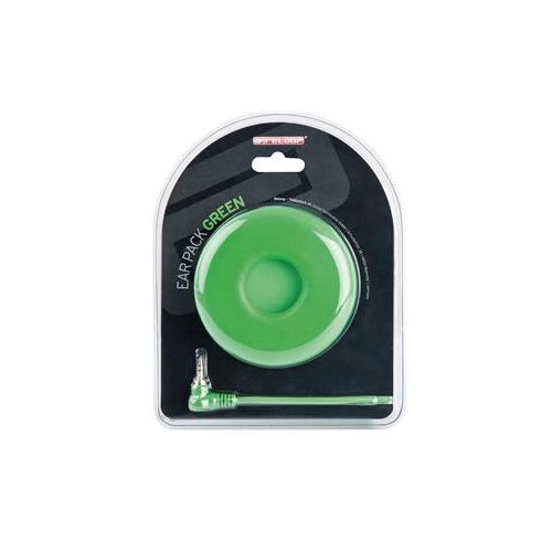 Adorama Reloop Ear Pack with 13 Helix Cord, Green AMS-EARPAD-WIRE-GRN