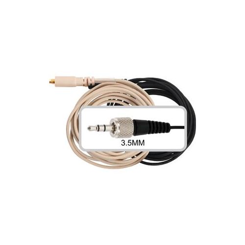  Adorama Galaxy Audio ES3/HS3 Headset Cable with 3.5mm Locking Wired, Black CBL3SENBK