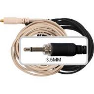 Adorama Galaxy Audio ES3/HS3 Headset Cable with 2.5mm Locking Wired, Black CBL3ECDBK