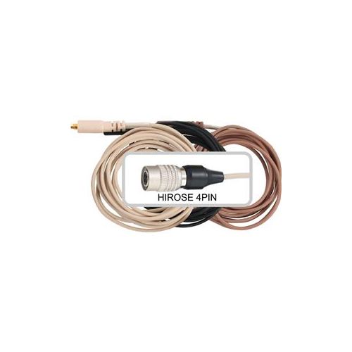  Adorama Galaxy Audio CBLAT ESS/HSD/HSE/HSH Headset Cable with HIROSE 4-Pin, Cocoa CBLATCC