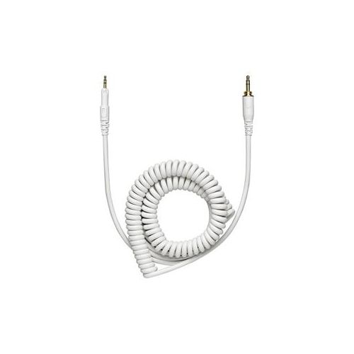  Adorama Audio-Technica HP-CC Cable for ATH-M50xWH Headphones, White HP-CC-WH