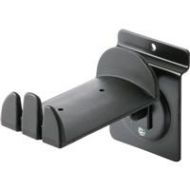 Adorama K&M 44195 Spacewall Holder for Headphones, Holds 2 Standard & 2 In-Ear, Black 44195.000.55