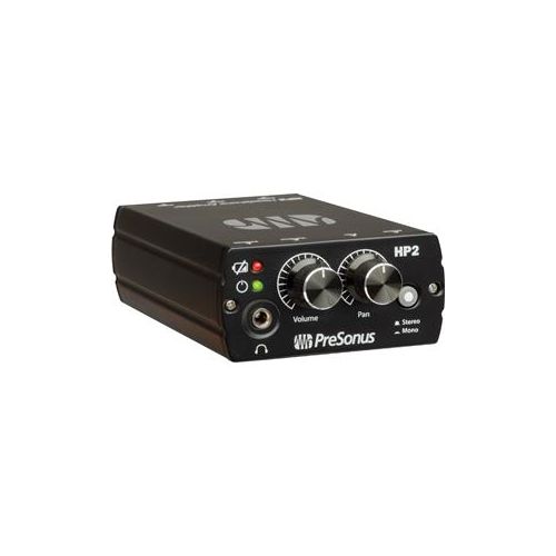  Adorama PreSonus HP2 2-Ch Stereo Headphone Amplifier with 1/4 TRS Breakout Cable HP2 - TRS