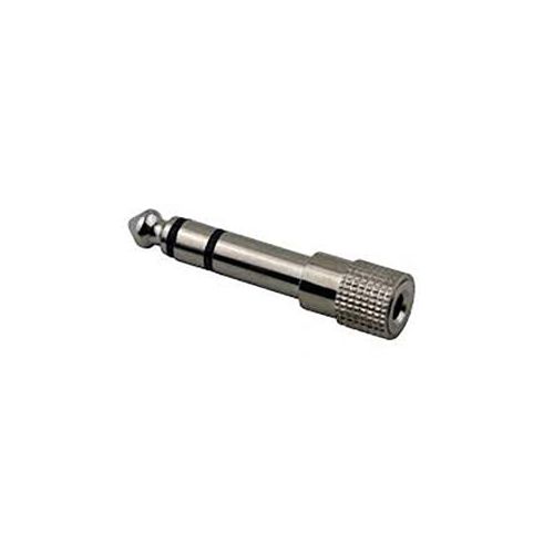  Adorama Pig Hog 3.5 mm (1/8) (Female) - 1/4 (Male) Stereo Adapter, Threaded PA-ST35THRD