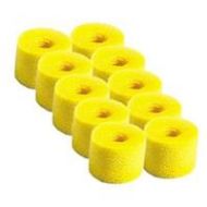 Adorama Shure EAYLF1-10 Universal Fit Yellow Foam Sleeves, 5 Pair EAYLF1-10