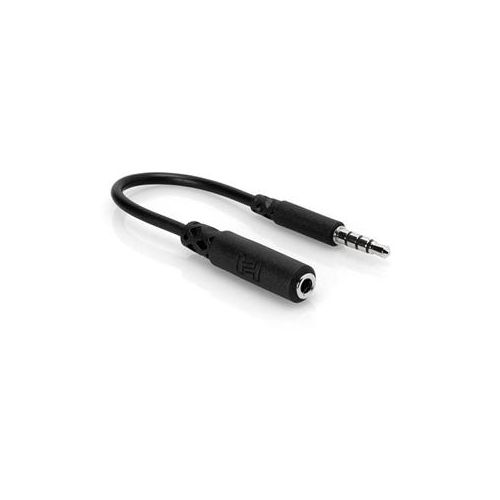  Adorama Hosa Technology 3.5mm TRRS to Slim 3.5mm TRRS Slim Headphone Adaptor MHE-158