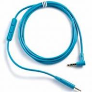 Adorama Bose Inline Mic and Remote Cable for QuietComfort 25, for Apple iOS, Blue 720875-0020