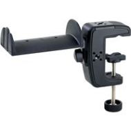Adorama K&M 16085 Headphone Holder with Table Clamp, Fits Tables Up to 53mm Thick, Black 16085.000.55