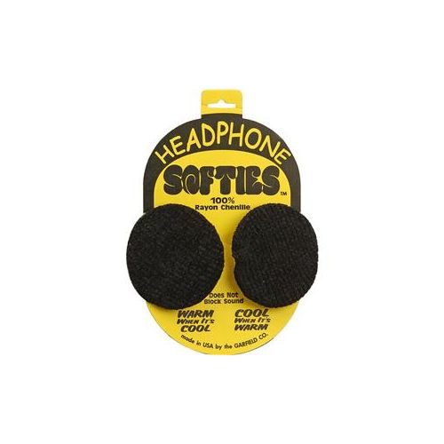  Adorama PSC Garfield Headphone Softie Earpad Cover, Pair, Black SGARHS1